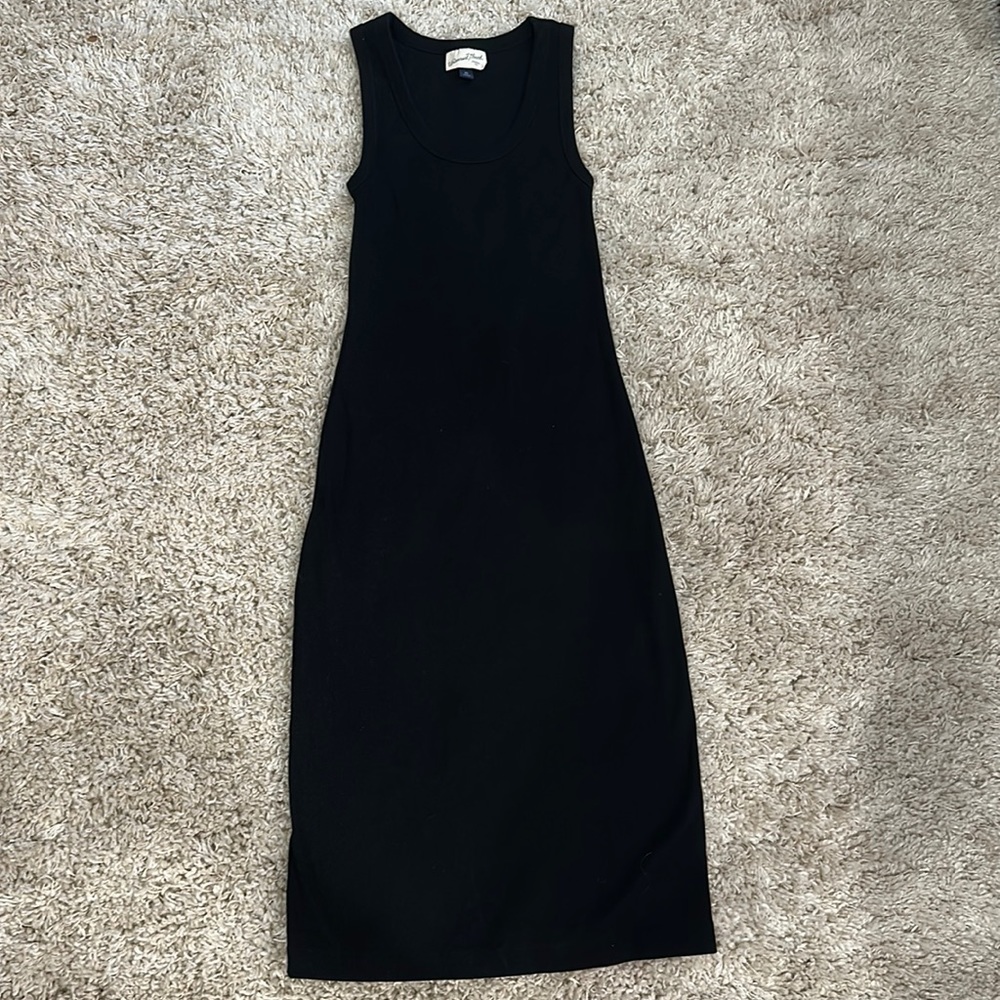 Ribbed Midi Dress
